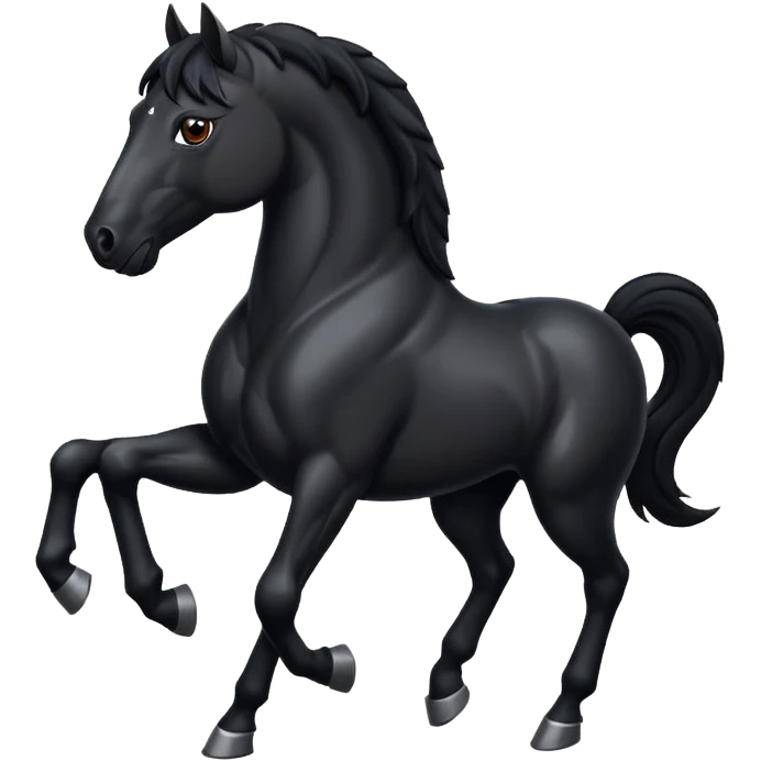 Black horse emoji emoji