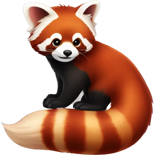 Red panda tail emoji