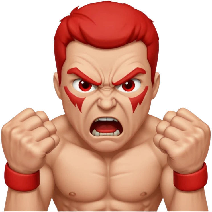 angry shouting man emoji