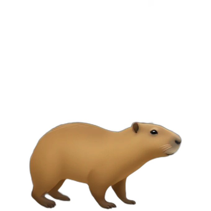 Capybara sur tour eiffel emoji