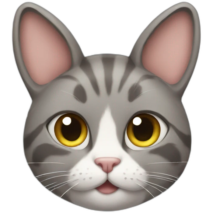 Cat with bunny ears emoji