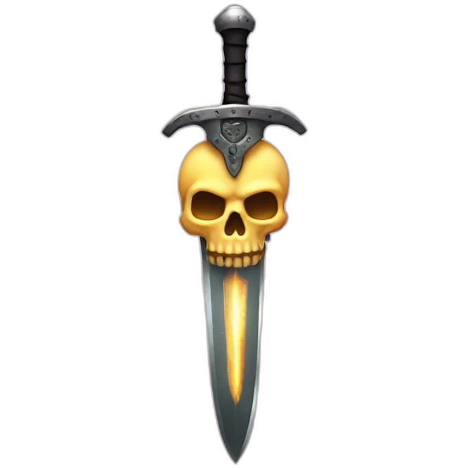 Sting sword glows skull emoji