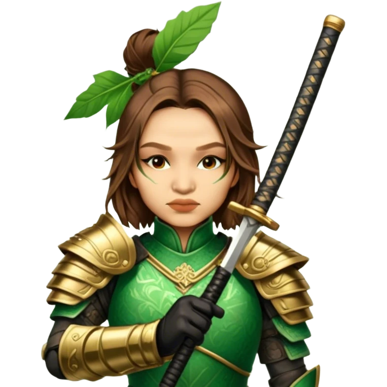 Emerald Samurai emoji