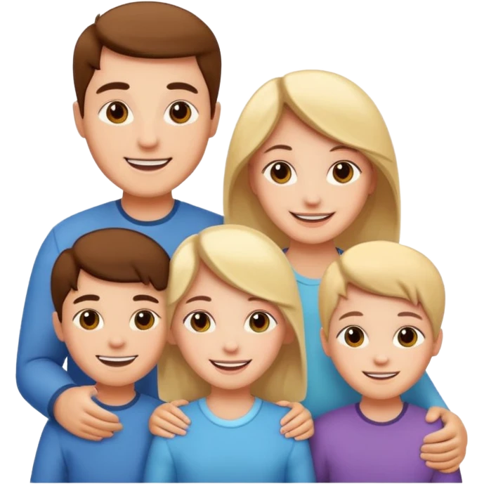 family bright skin emoji