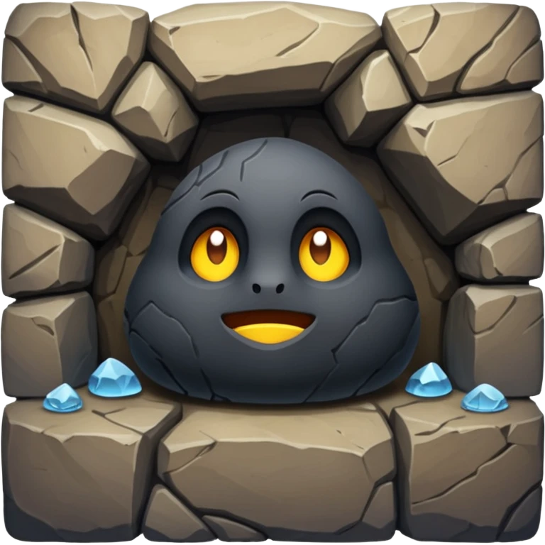 stone cave emoji