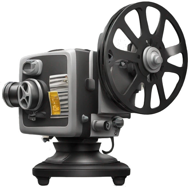Movie projector emoji