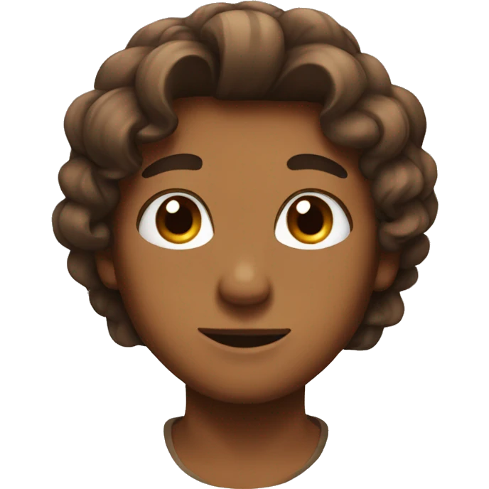 Brown bow emoji