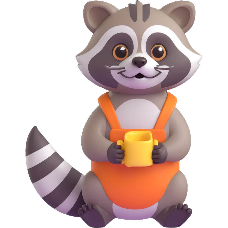 raccoon emoji