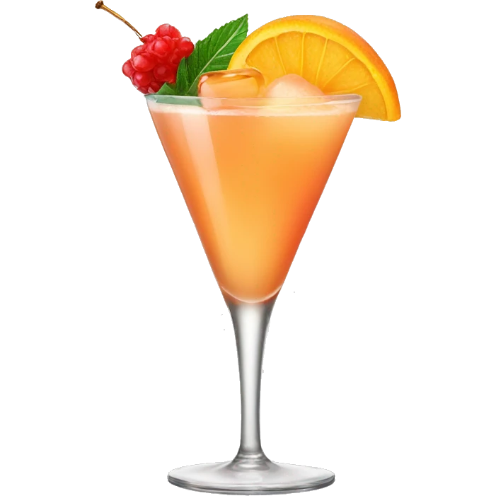 Bellini cocktail  emoji