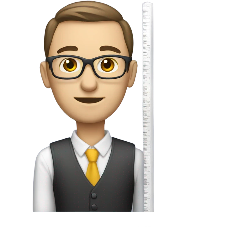 Teacher with ruler emoji