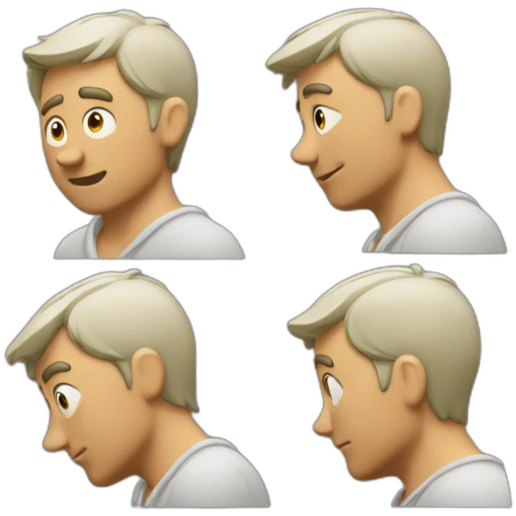 man scratching his head confused  emoji
