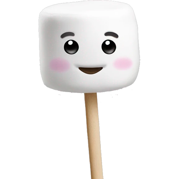 marshmallow on stick emoji