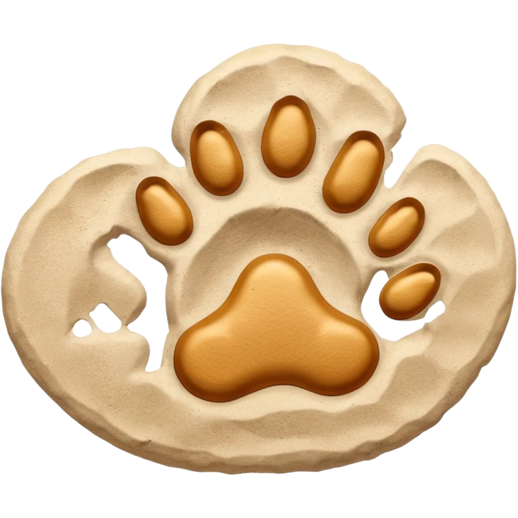 Cat footprint emoji