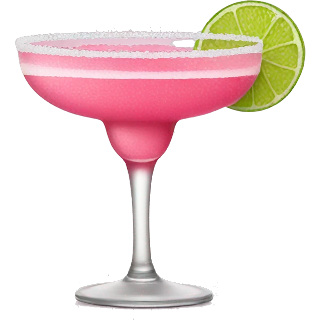 Pink margarita emoji