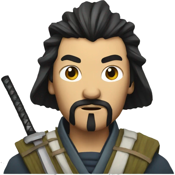 generate a homeless samurai emoji