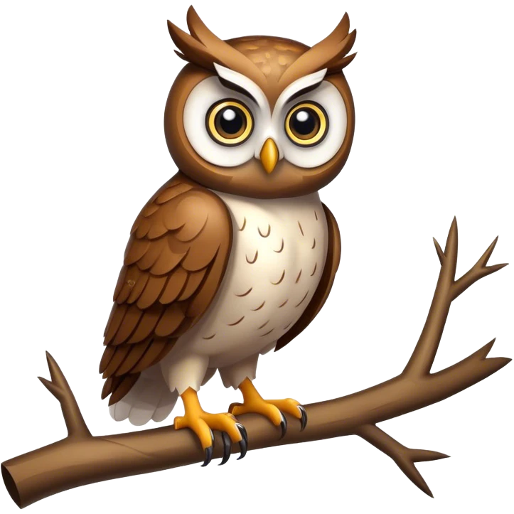 owl full body emoji
