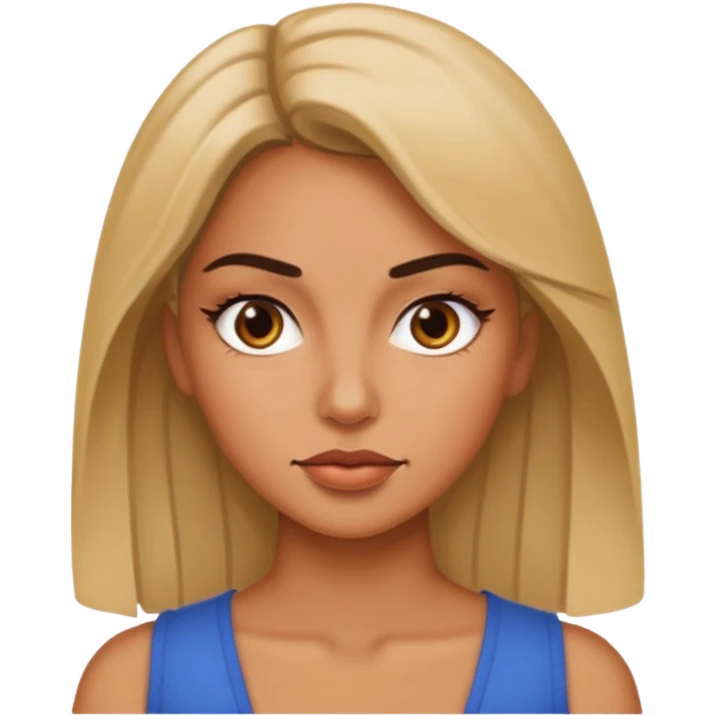 Side eye but sassy emoji