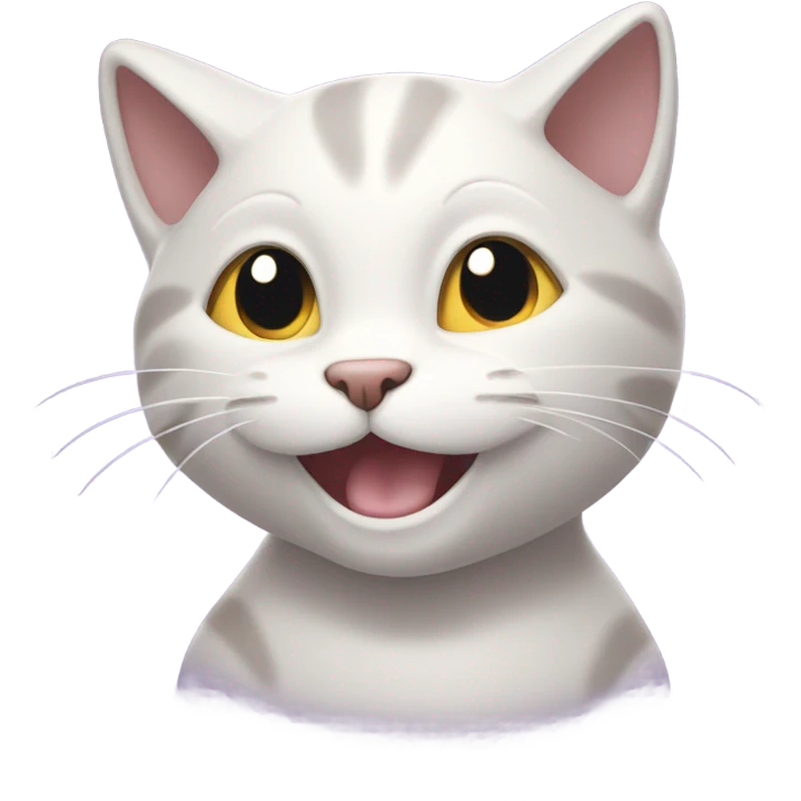 lavender cat emote laughing emoji