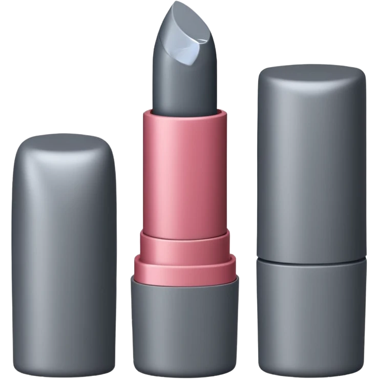 gray color lipstick without any one only lipstick  emoji
