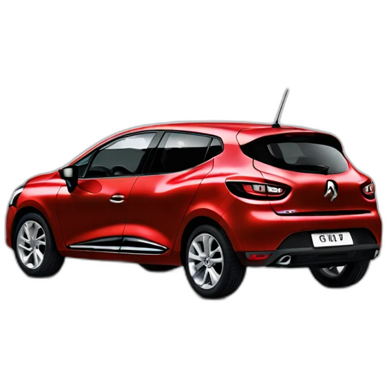 Renault clio rouge side emoji