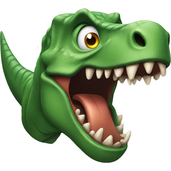 dinosaur is angry  emoji