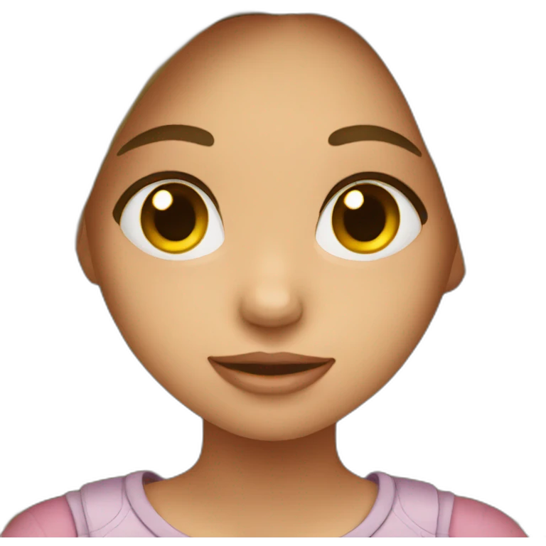 Girl in love emoji