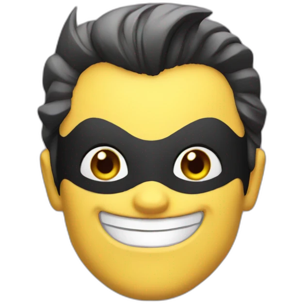 Batman happy emoji