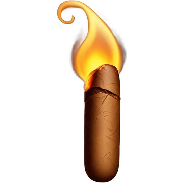 Lit cigar emoji
