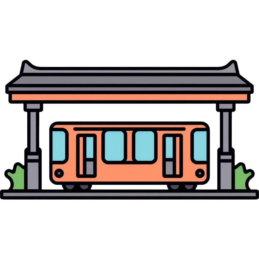 train station emoji