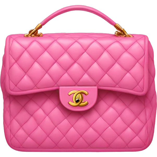 Pink chanel bag emoji