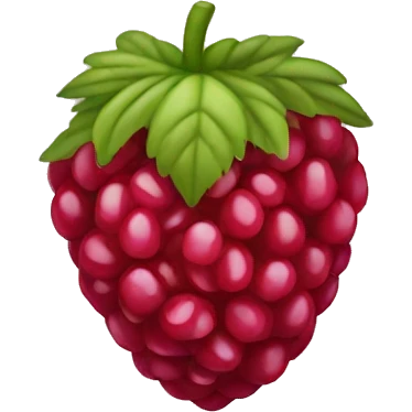 Red raspberry emoji