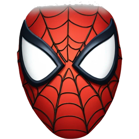 Spiderman mask emoji