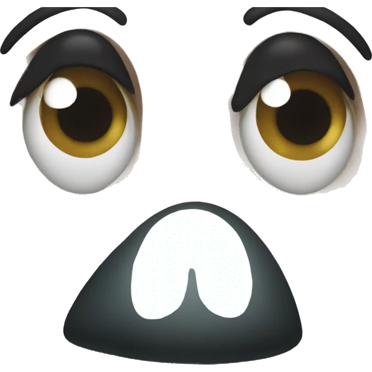 Droopy eyes emoji