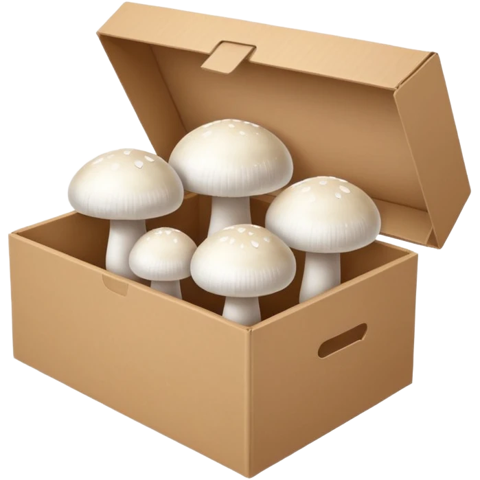 3 champignons in the box emoji