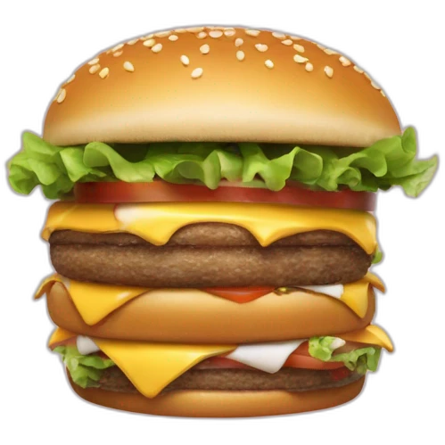 Emmanuel macron mangeant un hamburger emoji