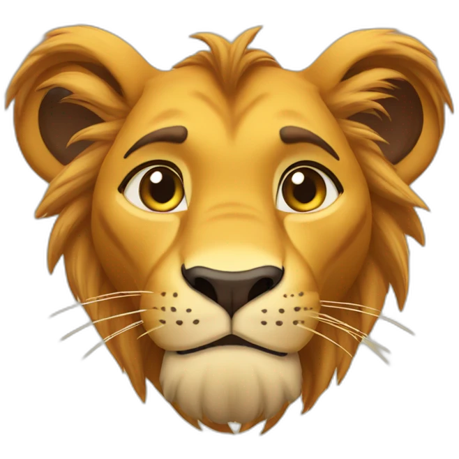 Simba from Lion King emoji