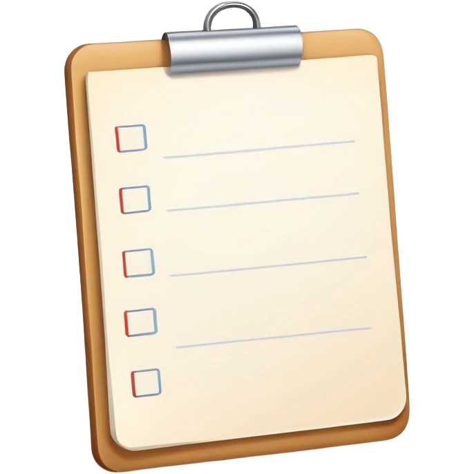 blank To-do list emoji