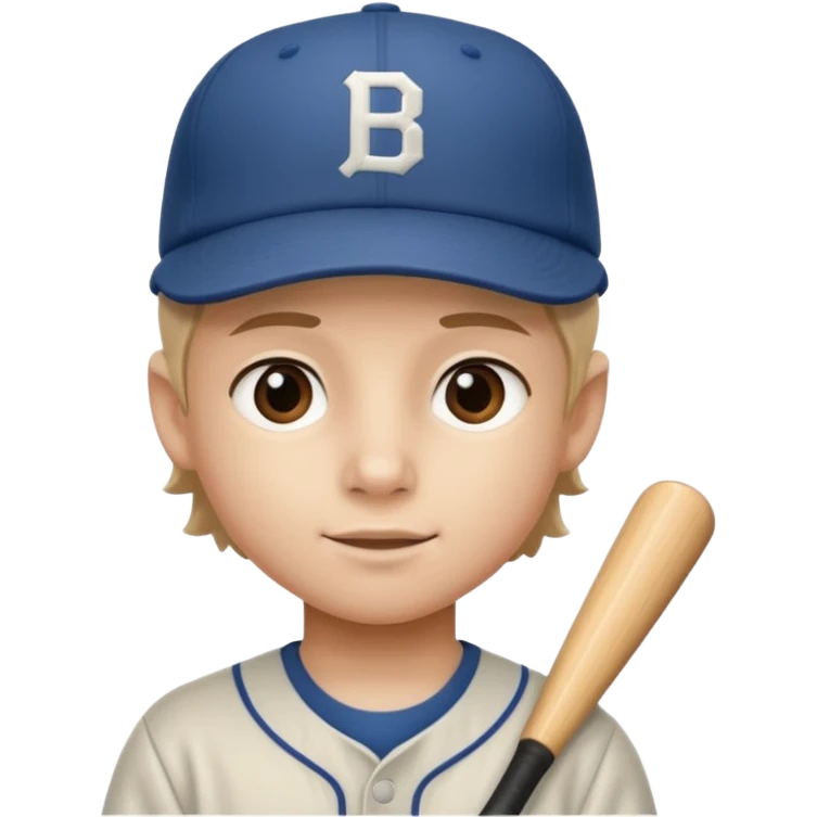 baseball hat kid emoji