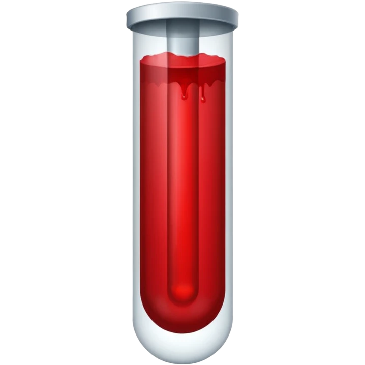 tubo de sangue quase vazio emoji