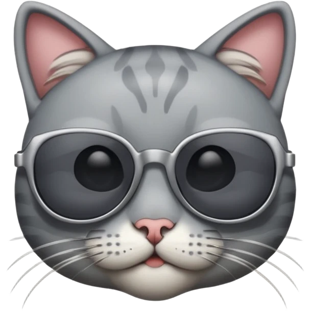 Cat wearing sunglasses emoji