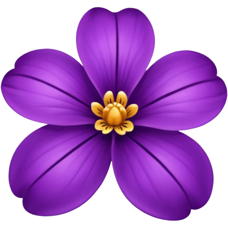 Violet flower emoji