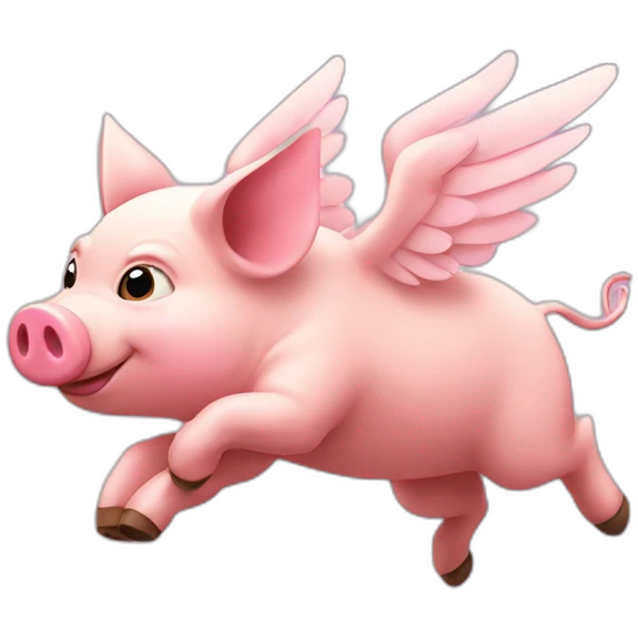 flying pig emoji