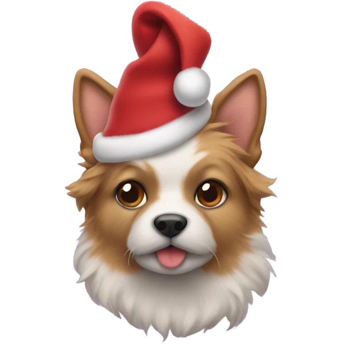Santa paws emoji