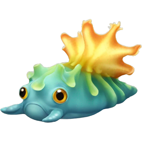 Sea slug emoji