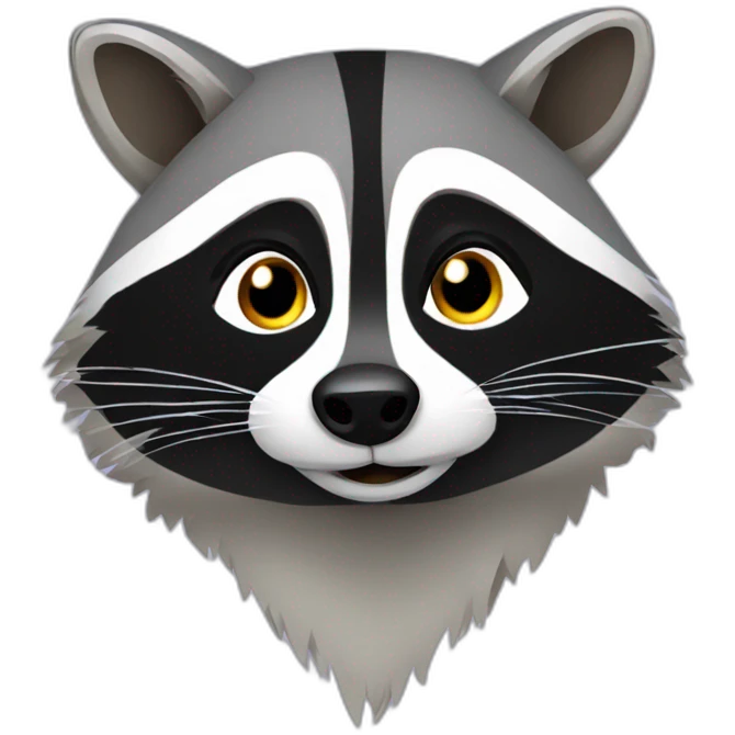 Raccoon emoji