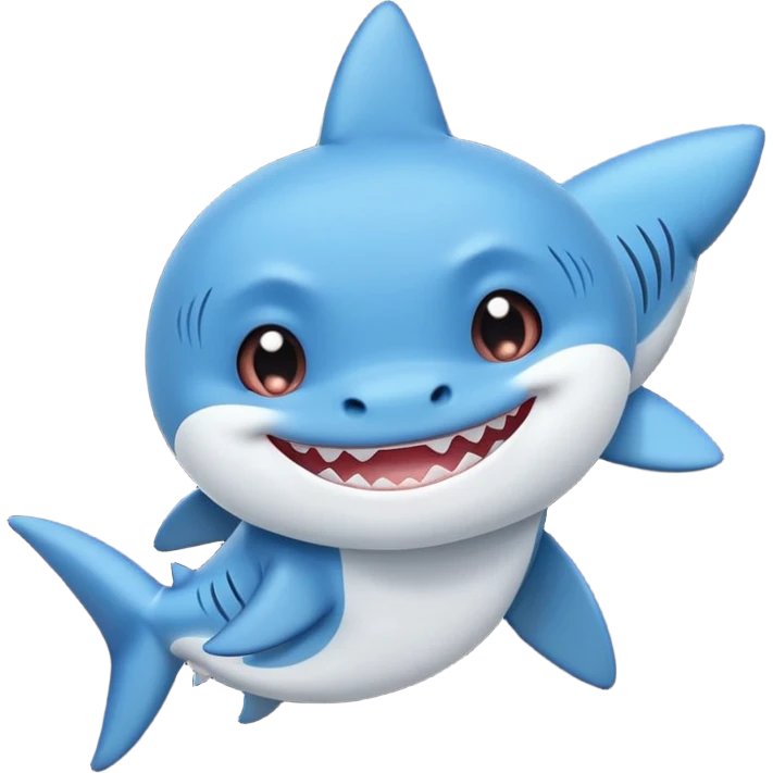emojis.com cute-baby-shark,-simple,-friendly,-suitable-for-emoji-or-sticker emoji