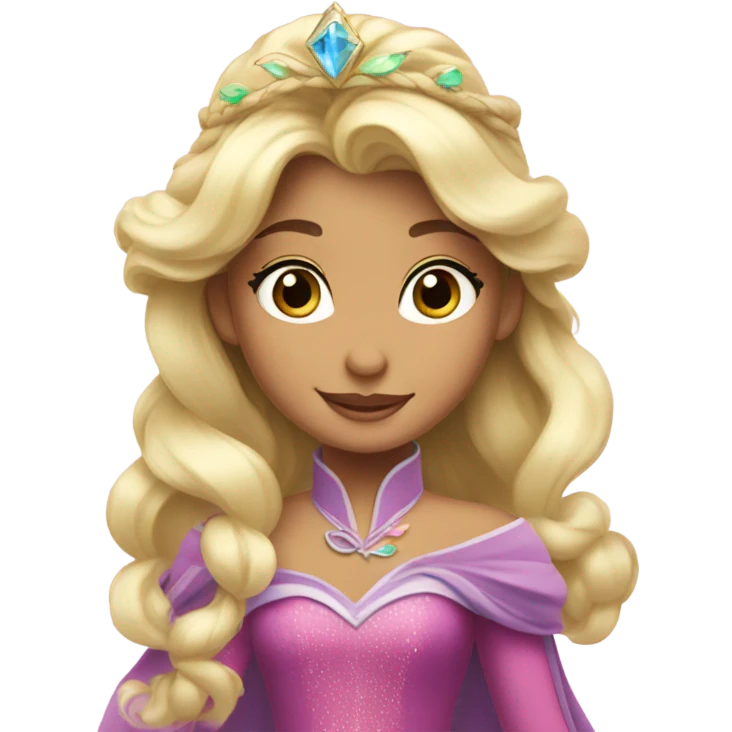 Aurora Disney princess  emoji