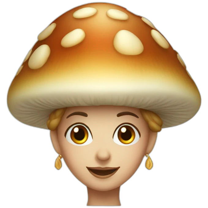 mushroom queen emoji