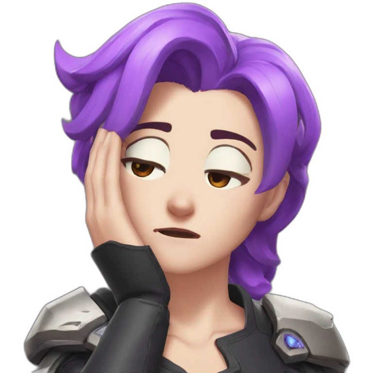 moira from overwatch facepalm emoji