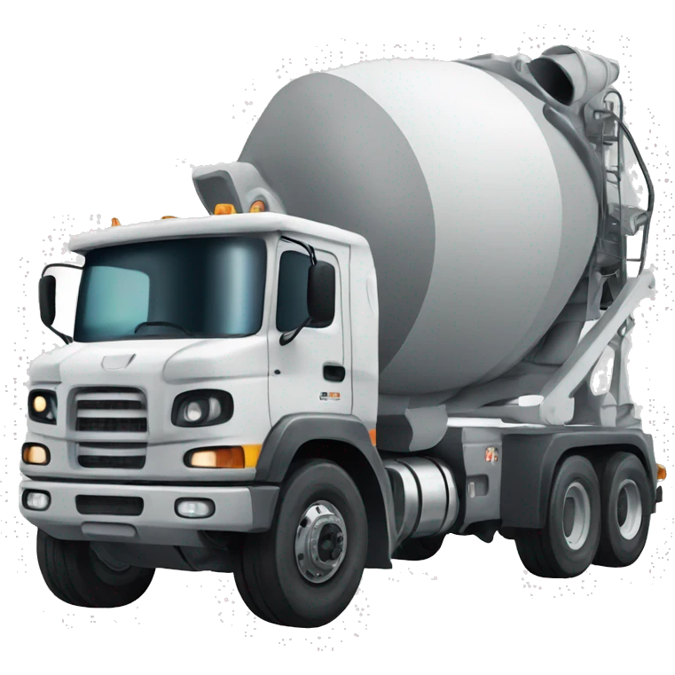 concrete-mixer truck emoji